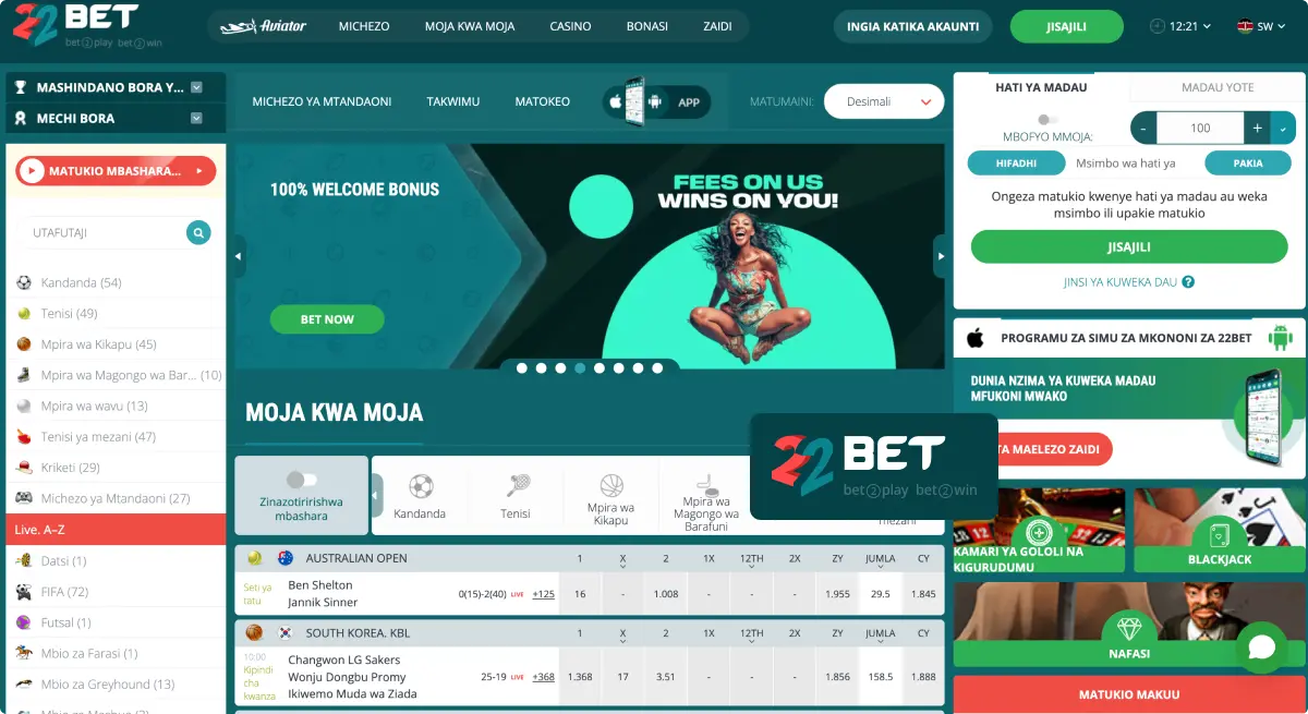 22Bet Casino Games